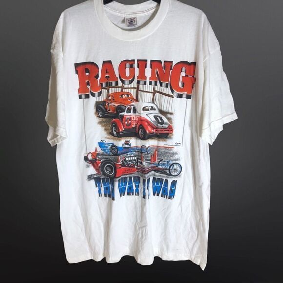 VINTAGE 1997 MBNA Motorsports Racing The‎ Way It Was The Way It Is T-Shirt XL - Picture 1 of 5
